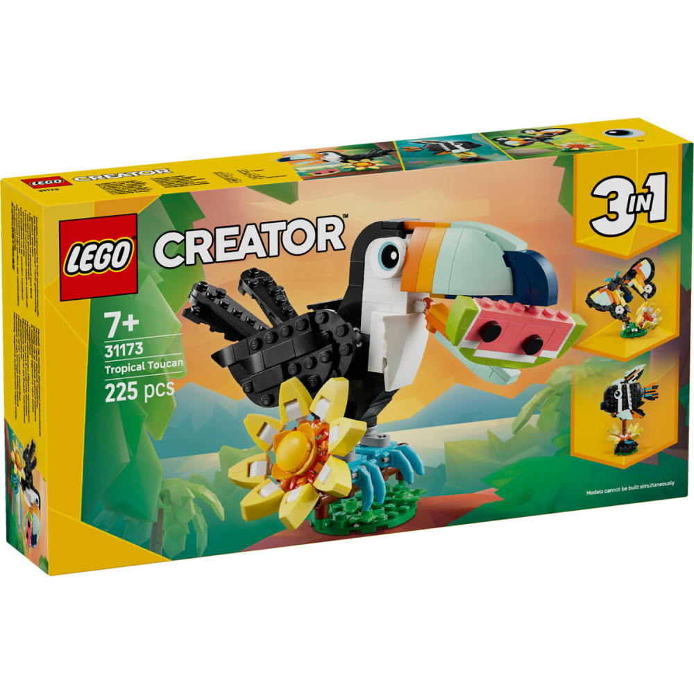 LEGO Creator 3-in-1 Animale salbatice: Tucan tropical 31173 [2]