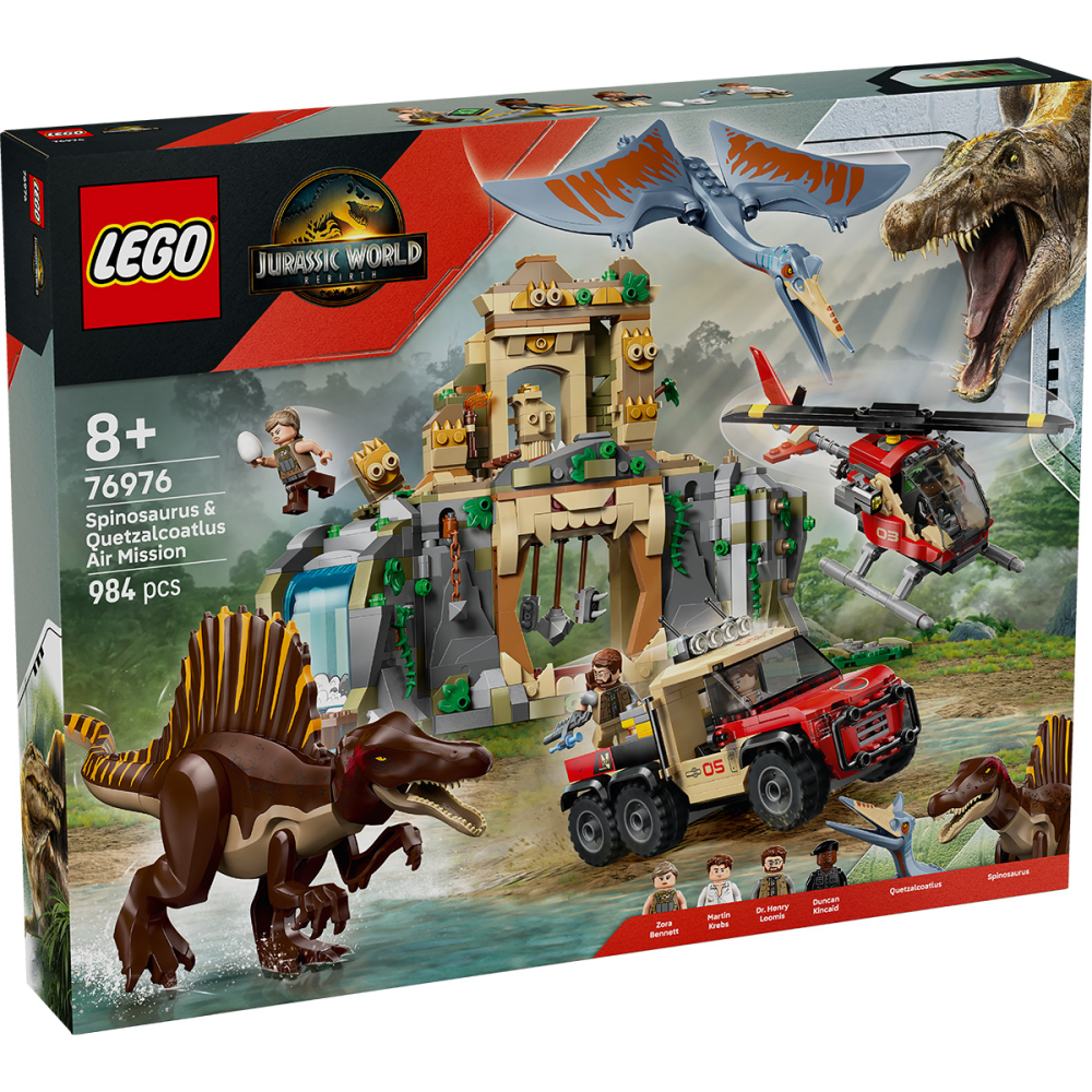 LEGO Jurassic World: Misiune aeriana cu Spinosaurus si Quetzalcoatlus 76976 [2]