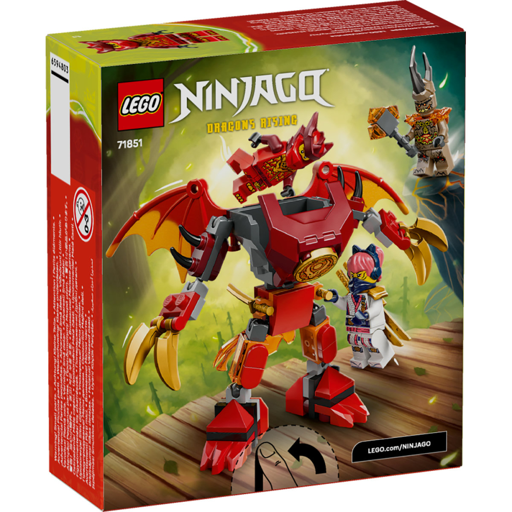 LEGO NINJAGO Pachet de Lupta cu Robotul Dragon al lui Kai 71851 [3]