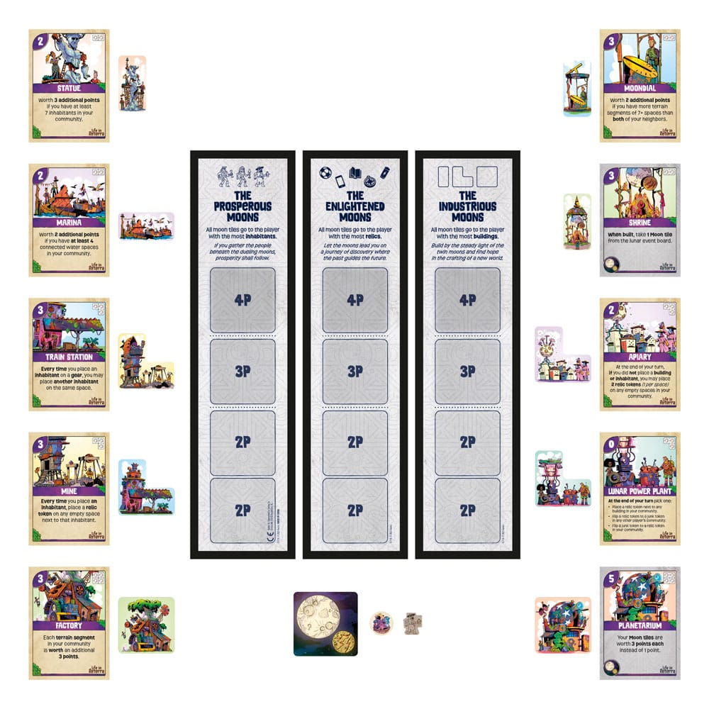 Life in Reterra Board Game Expansion TMoonrise *English Version* [9]