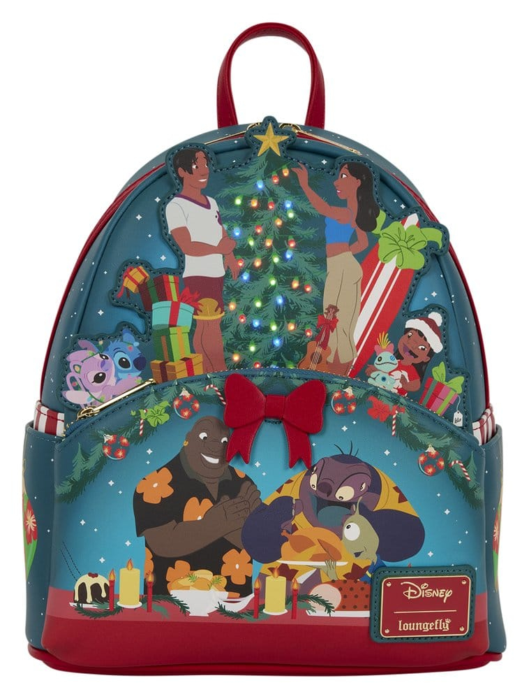 Lilo & Stitch by Loungefly Mini Backpack Holiday Celebration [2]