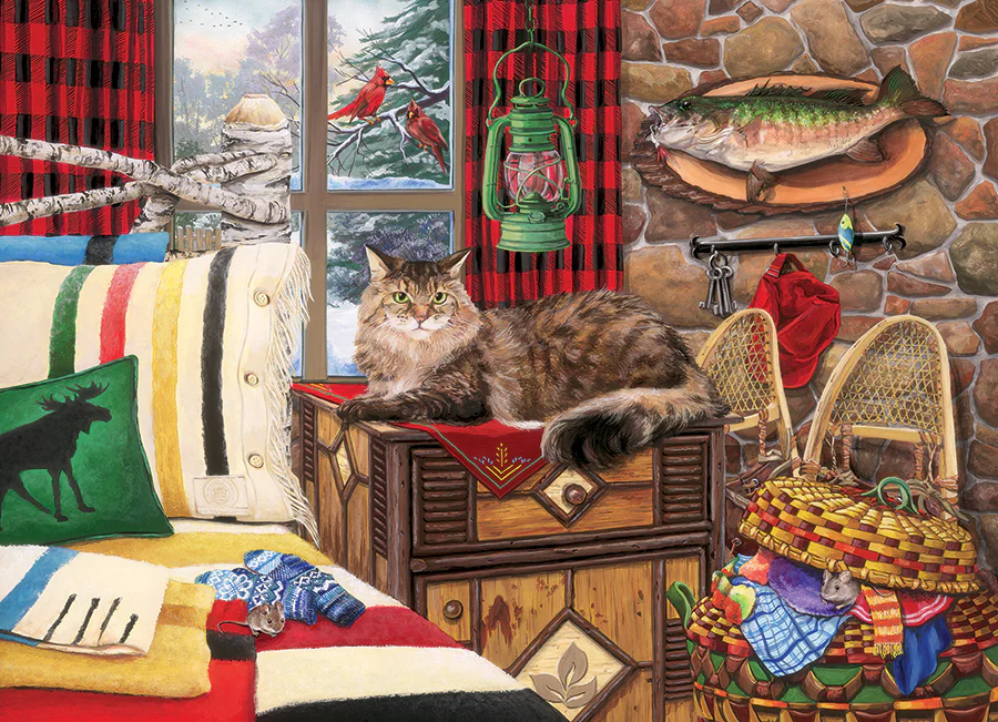 Lodge Cat – Puzzle 1000 piese [2]