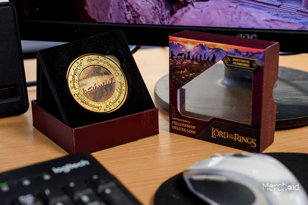 Lord of the Rings Coin with Display Stand The Fellowship [4]
