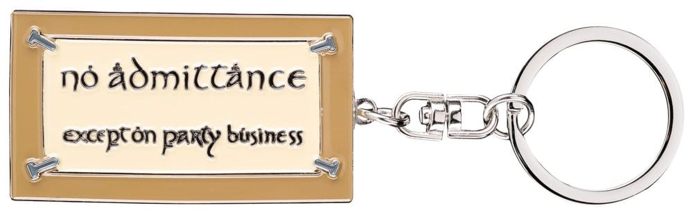 Lord of the Rings Keyring No Admittance Sign 6 cm [2]