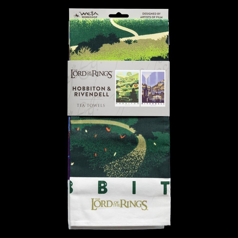 Lord of the Rings Tea Towel 2-Pack Rivendell & Hobbiton 70 cm [4]