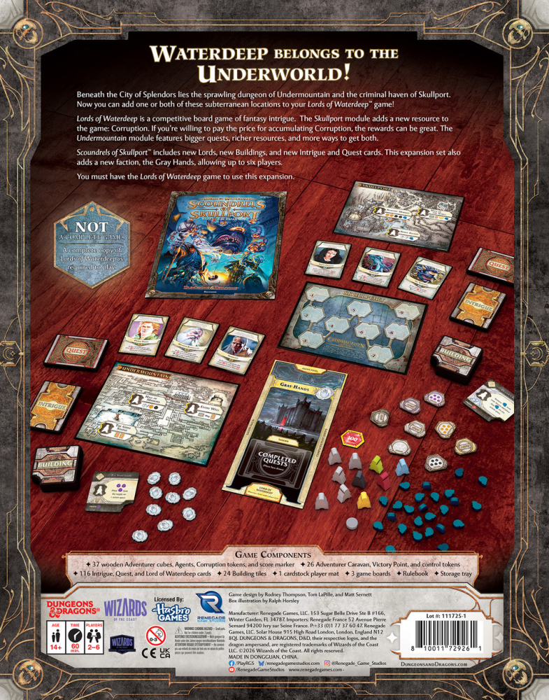 Lords of Waterdeep: Scoundrels of Skullport – Extensie, engleza [2]