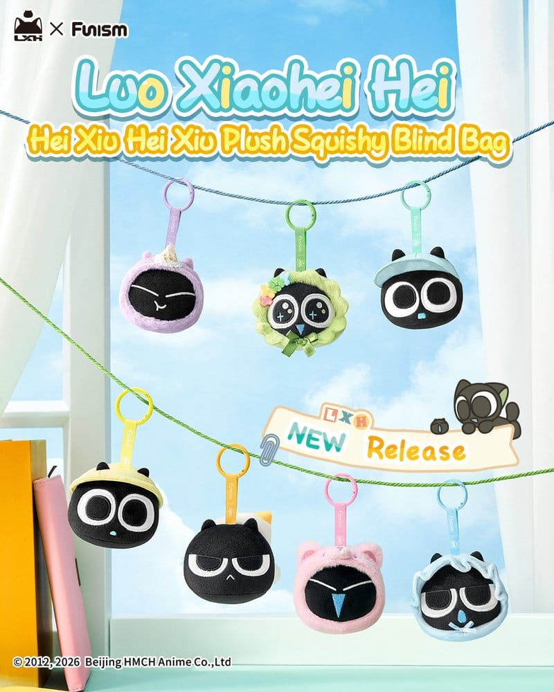 Luo Xiaohei Hei Xiu Hei Xiu Plush Figure Squishy Blind Bag Display (6) [14]