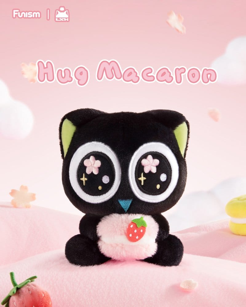 Luo Xiaohei Hug Series Plush Keyring Blind Box Display (6) [6]