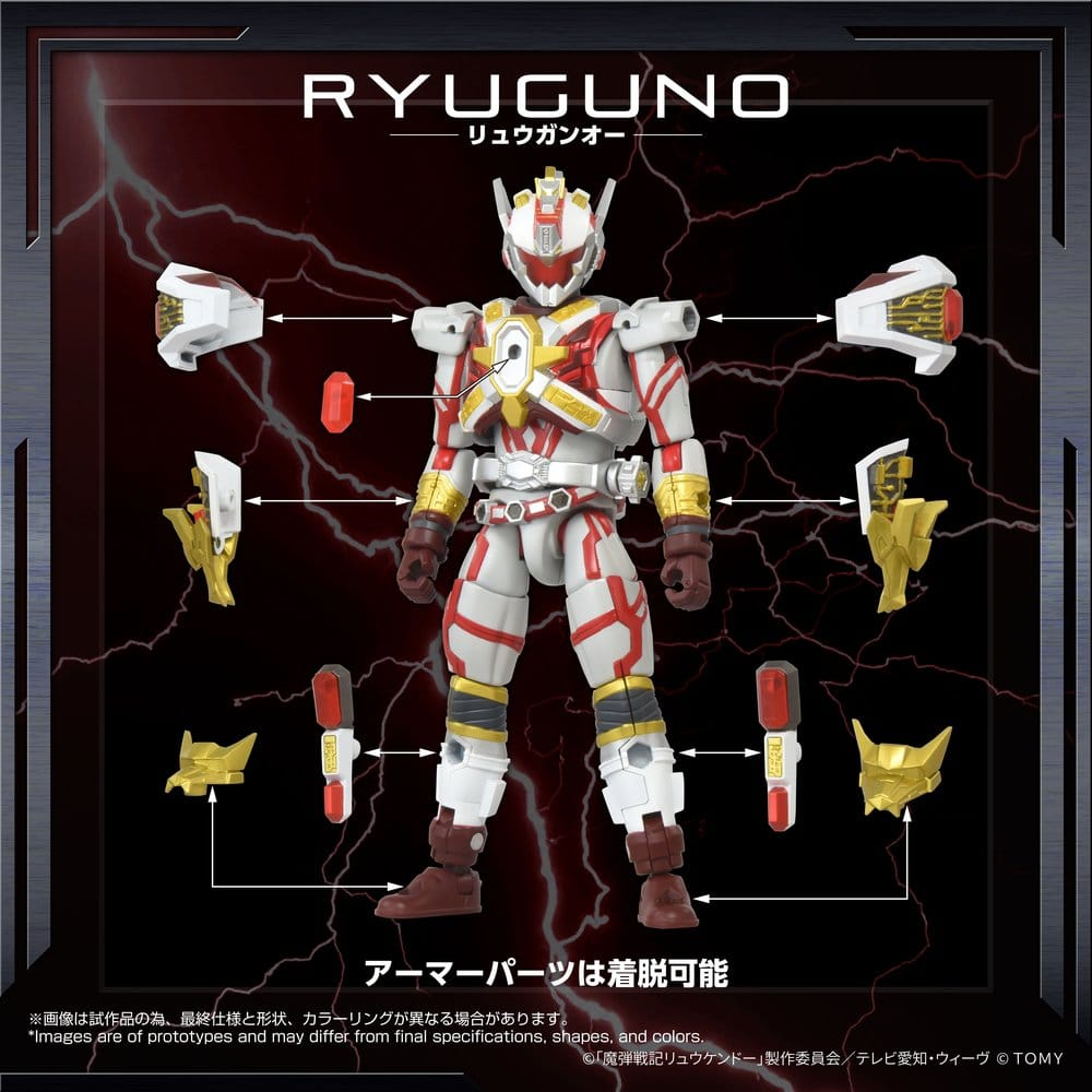 Magic Bullet Chronicles Ryukendo Action Figure Toyrise Afr-02 Ryuguno 16 cm [9]