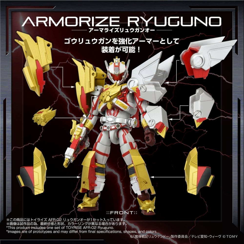 Magic Bullet Chronicles Ryukendo Action Figure Toyrise Afr-02 Ryuguno 16 cm [4]