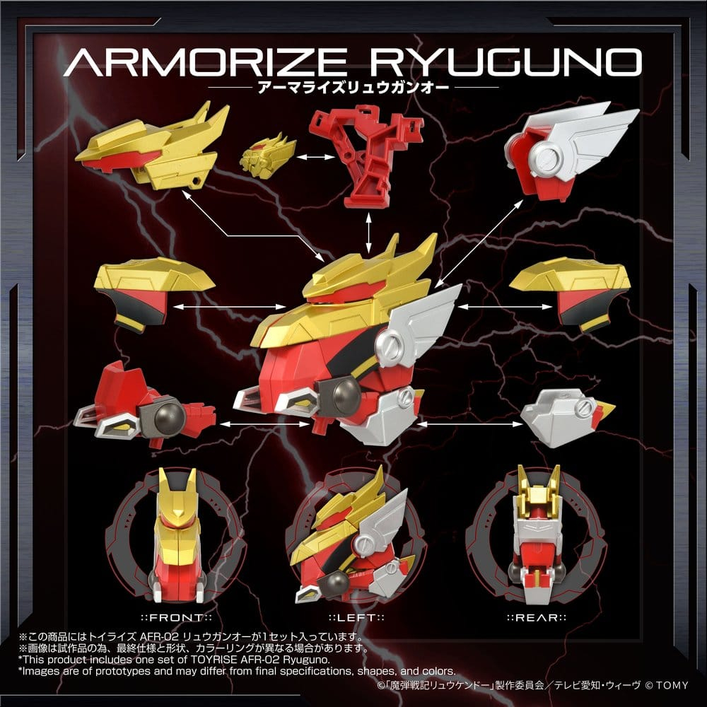 Magic Bullet Chronicles Ryukendo Action Figure Toyrise Afr-02 Ryuguno 16 cm [3]