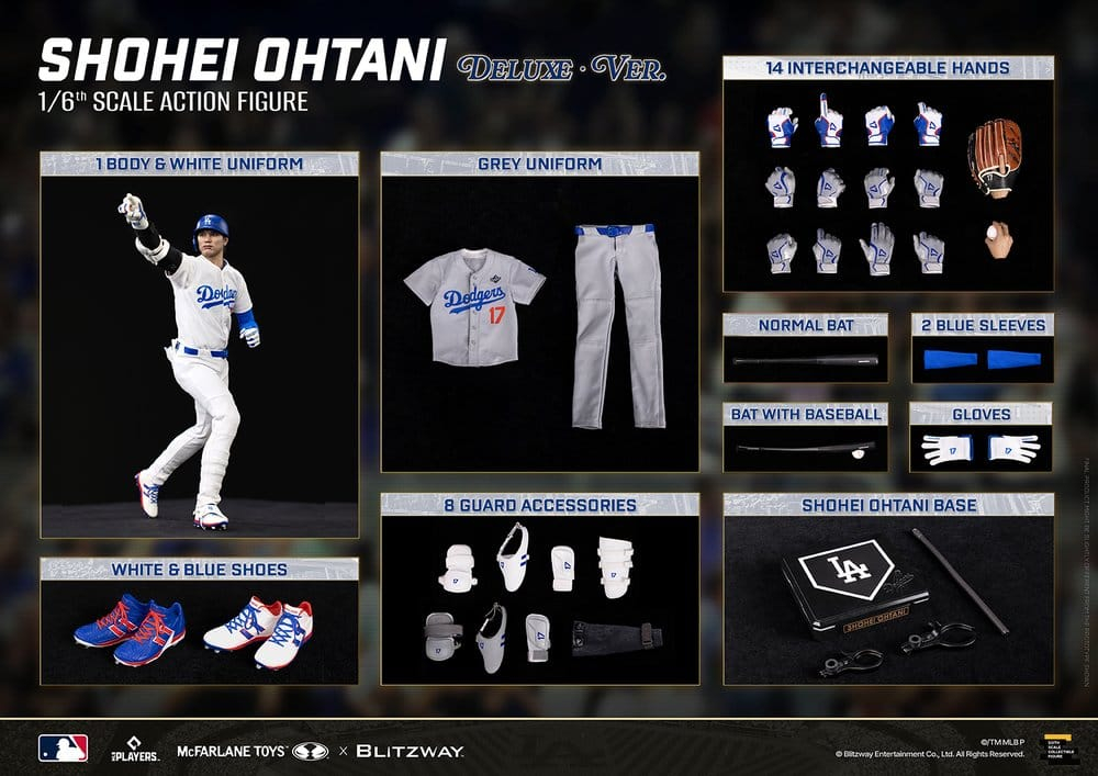 Major League Baseball Premium UMS Action Figure 1/6 Ohtani Shohei (DX Ver.) 35 cm [20]