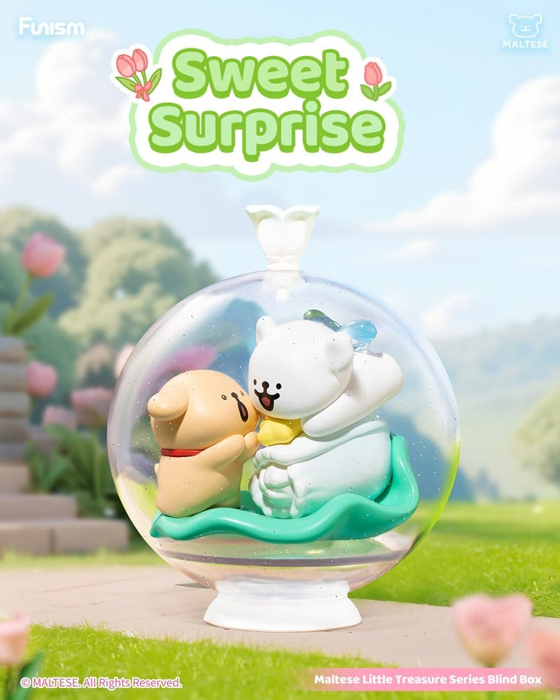 Maltese Blind Box Mini Figures Little Treasure Series 6 cm Display (6) [6]