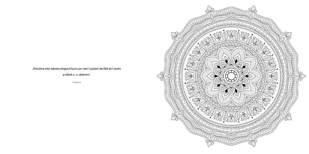 Mandalele mele: Fericire – Carte de colorat pentru relaxare 12+ [3]