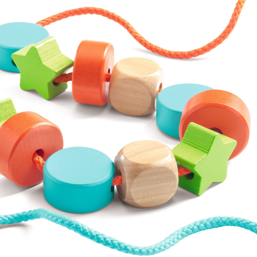 Margele de insirat din lemn, Djeco [2]