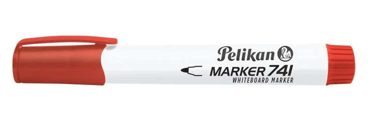 Marker whiteboard 741 reincarcabil Pelikan – varf rotund, scriere precisa [1]