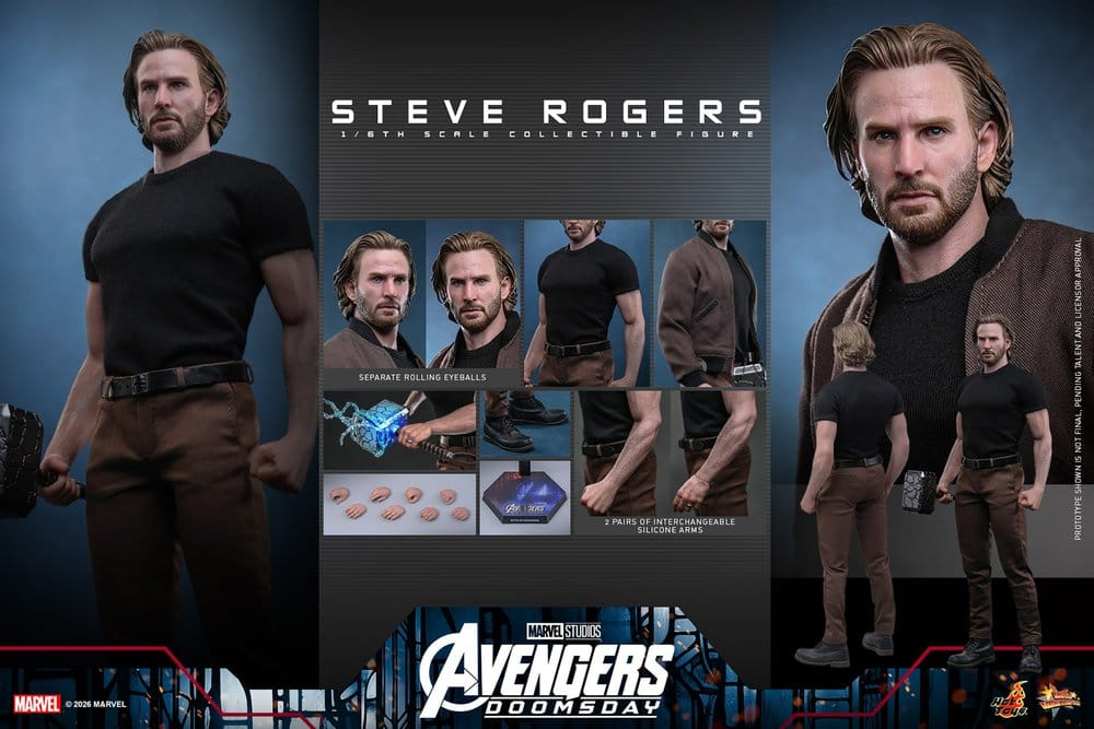 Marvel Avengers: Doomsday Movie Masterpiece Action Figure 1/6 Steve Rogers 31 cm [13]