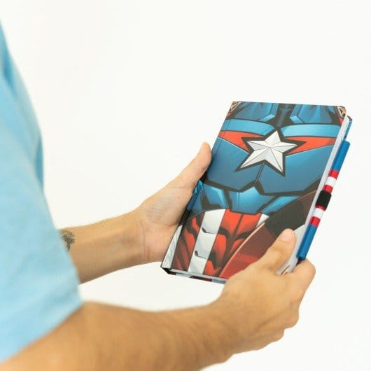 Marvel Captain America Premium Notebook with Pen Uniform A5 [4]