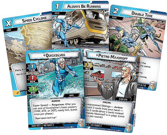 Marvel Champions: The Card Game – Quicksilver Hero Pack [2]