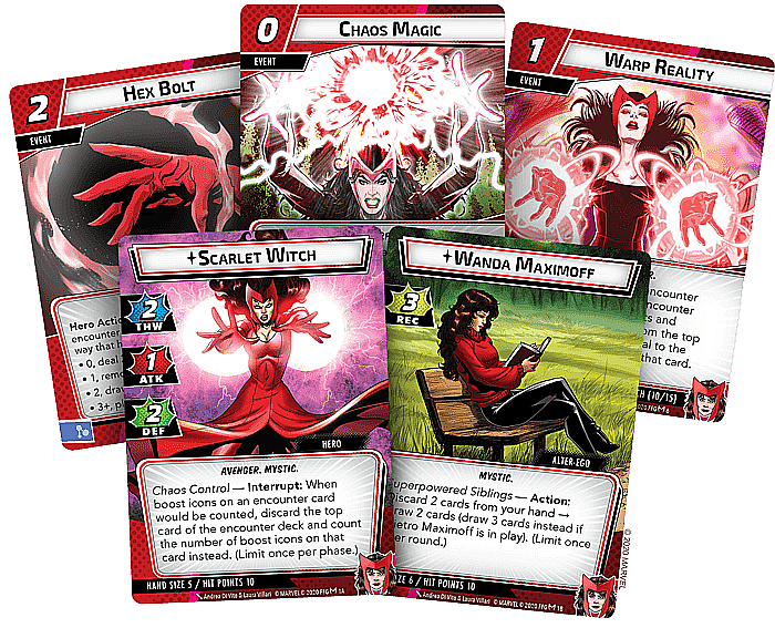 Marvel Champions: The Card Game – Scarlet Witch Hero Pack [2]
