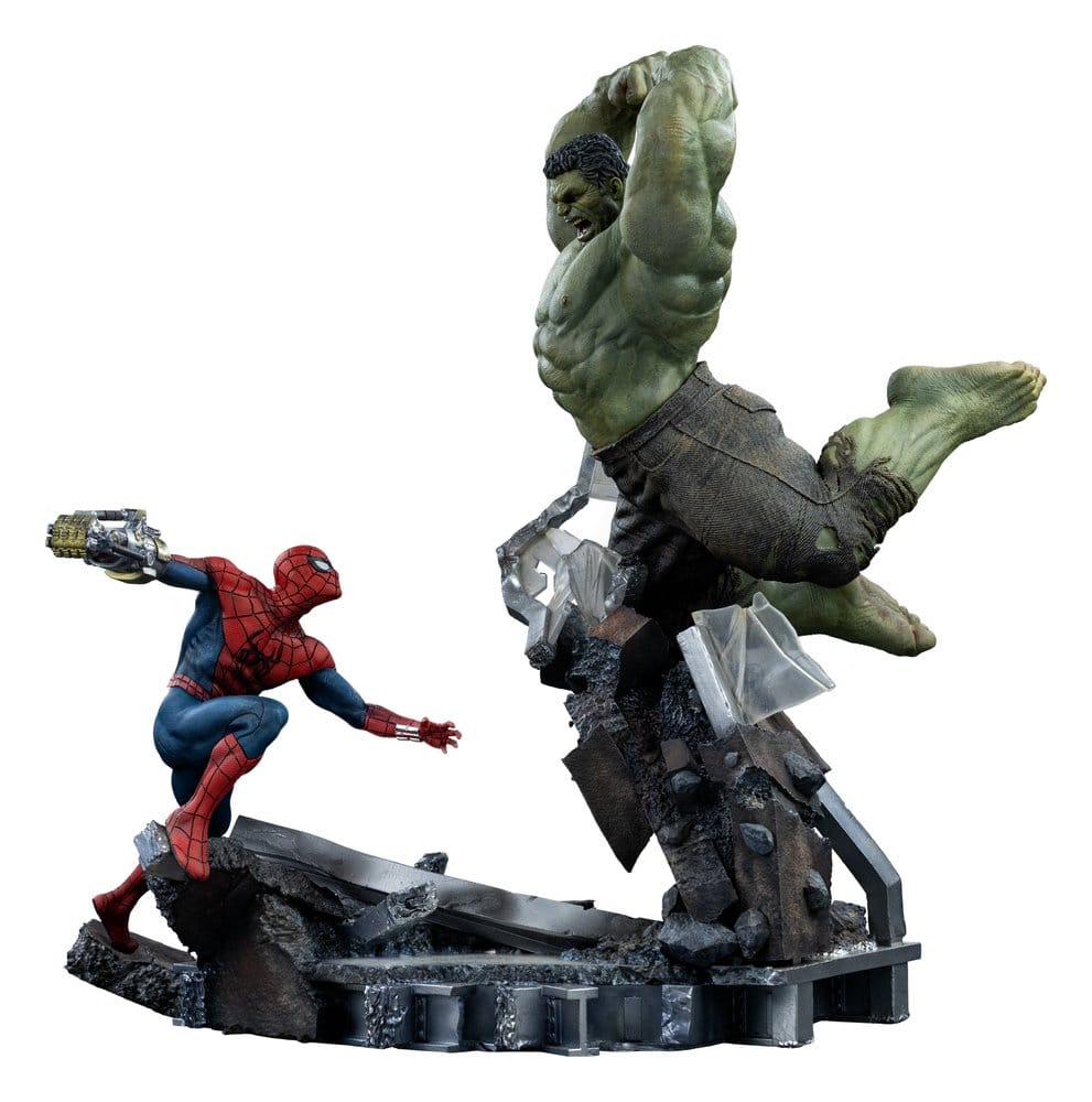 Marvel Comics Art Scale Statue 1/10 Spider-Man vs Hulk 38 cm [15]
