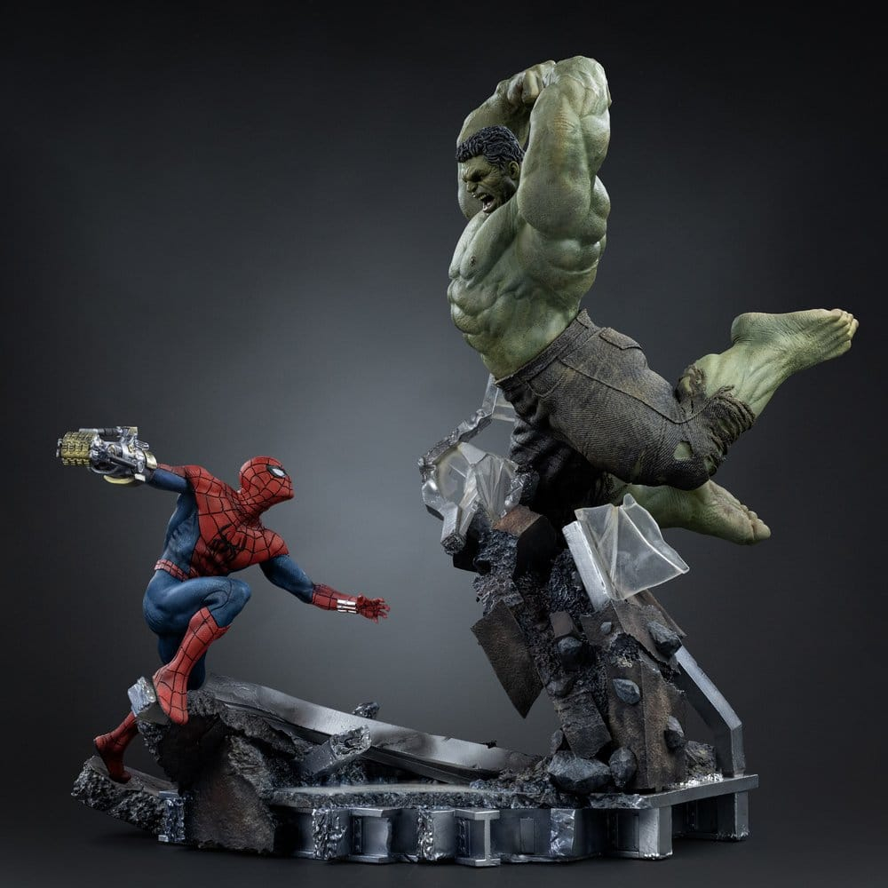 Marvel Comics Art Scale Statue 1/10 Spider-Man vs Hulk 38 cm [14]