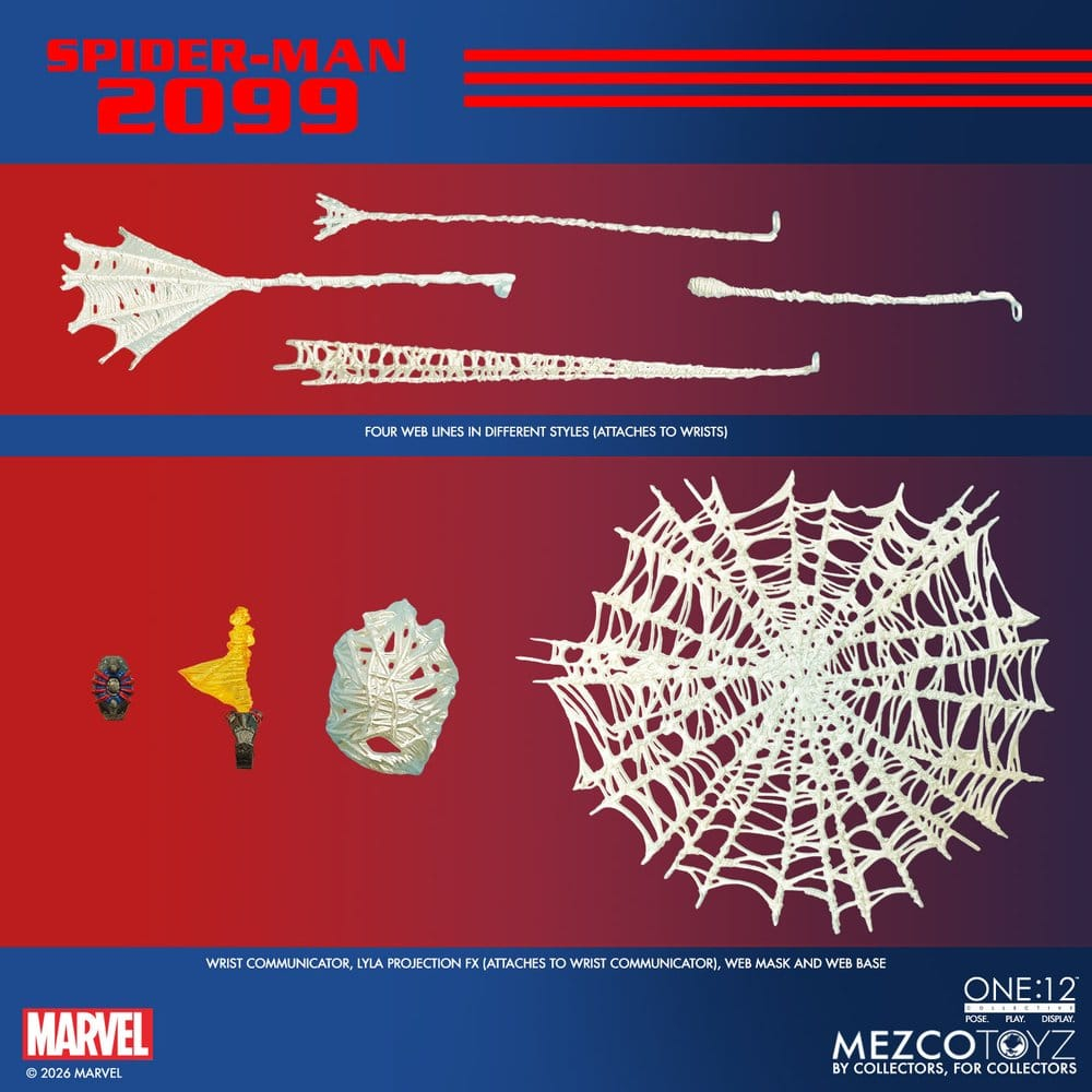 Marvel Comics One:12 Collective Action Figure 1/12 Spider-Man 2099 17 cm [13]