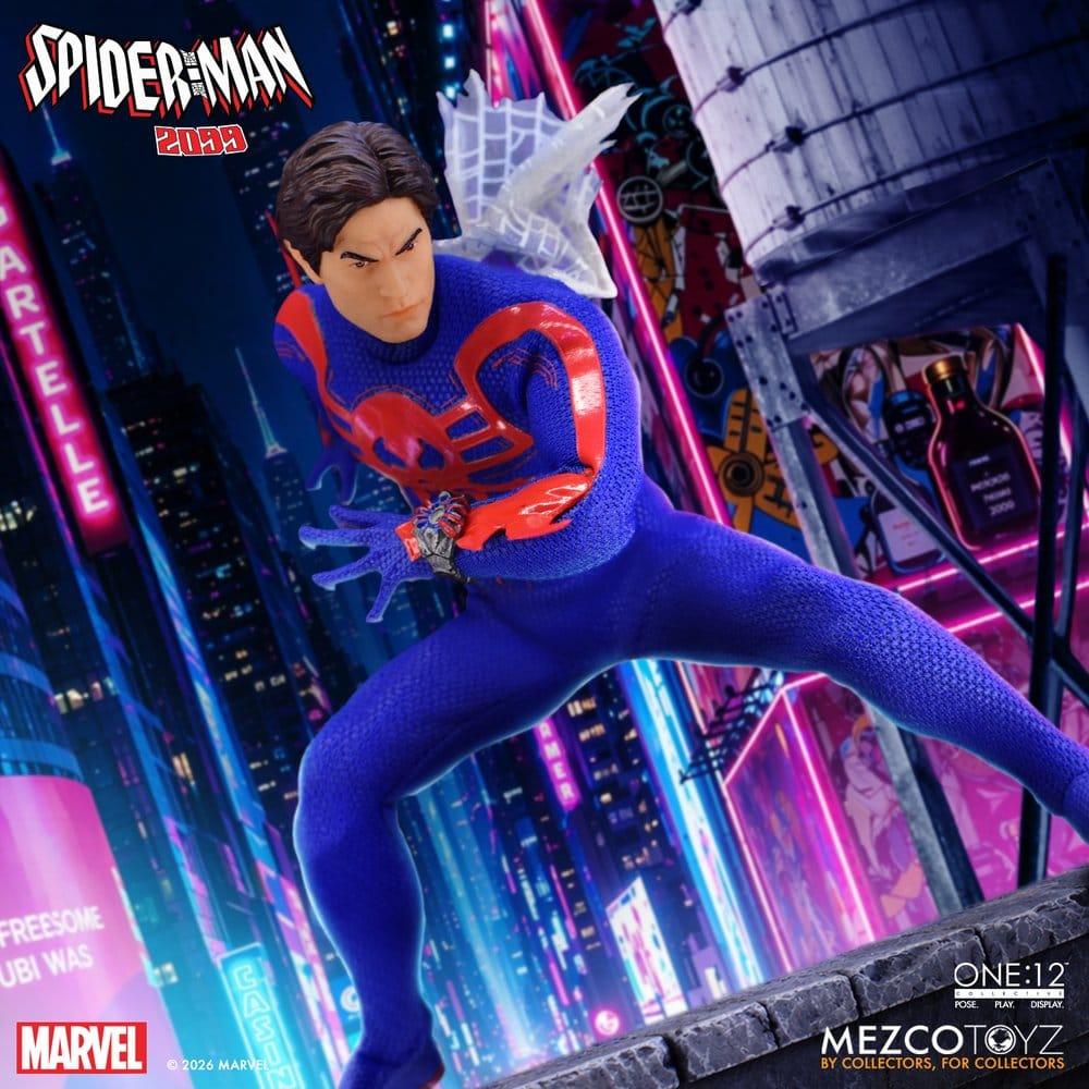 Marvel Comics One:12 Collective Action Figure 1/12 Spider-Man 2099 17 cm [8]