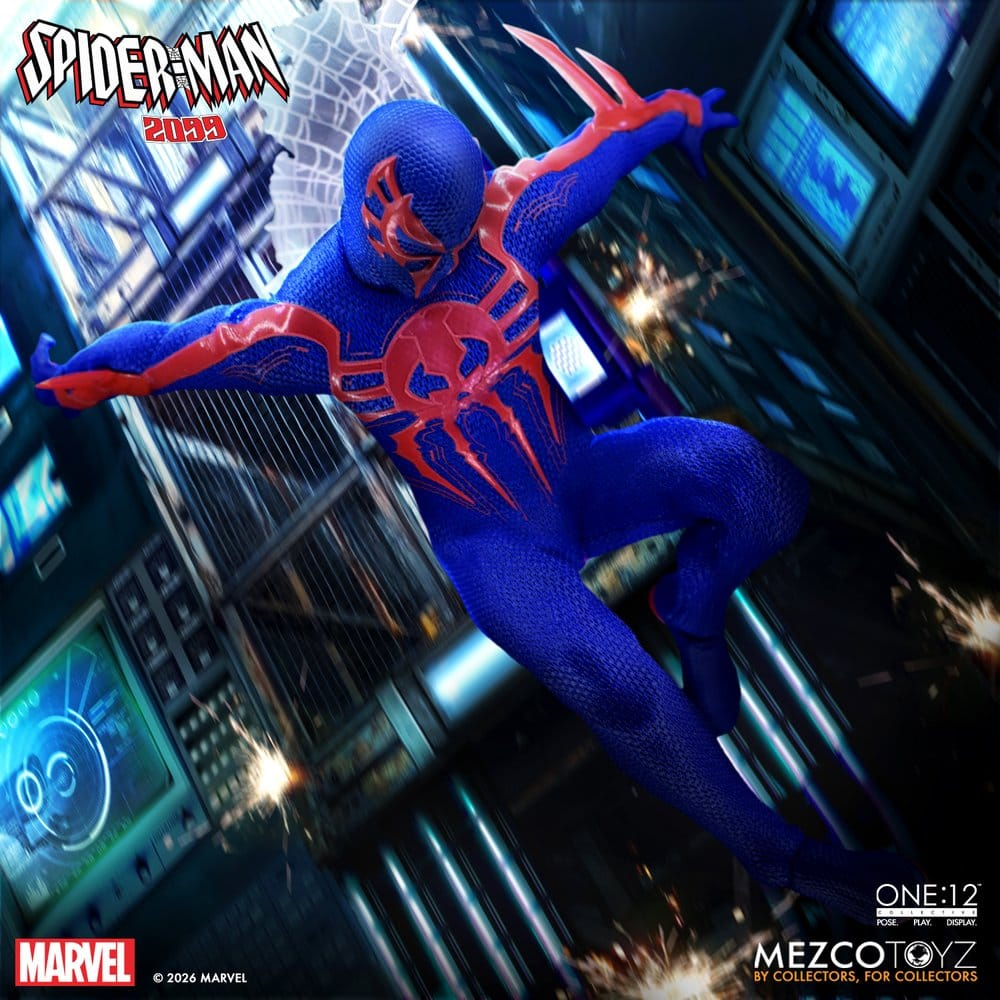 Marvel Comics One:12 Collective Action Figure 1/12 Spider-Man 2099 17 cm [5]