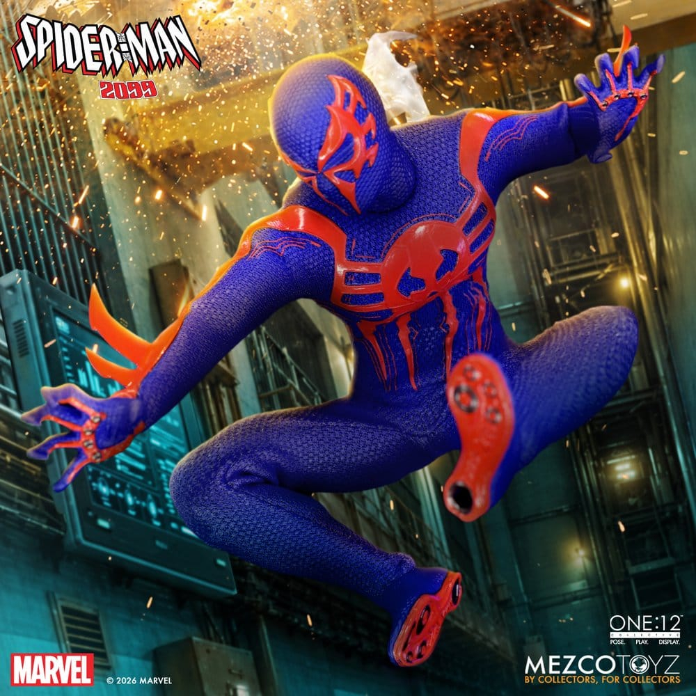 Marvel Comics One:12 Collective Action Figure 1/12 Spider-Man 2099 17 cm [6]
