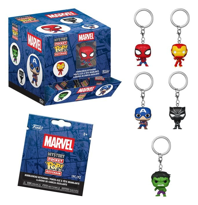 Marvel Comics POP! Vinyl Keychains 4 cm Display (12) [2]