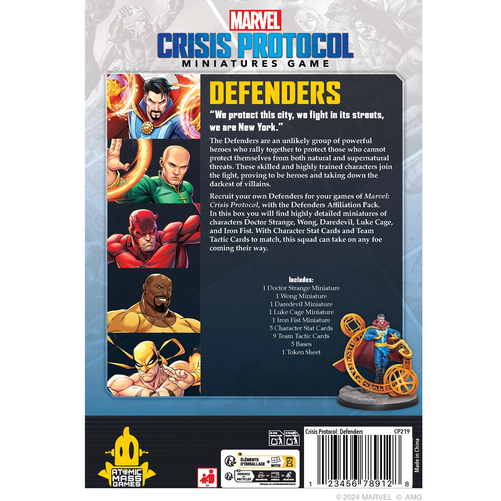 Marvel Crisis Protocol Defenders Affiliation Pack [2]