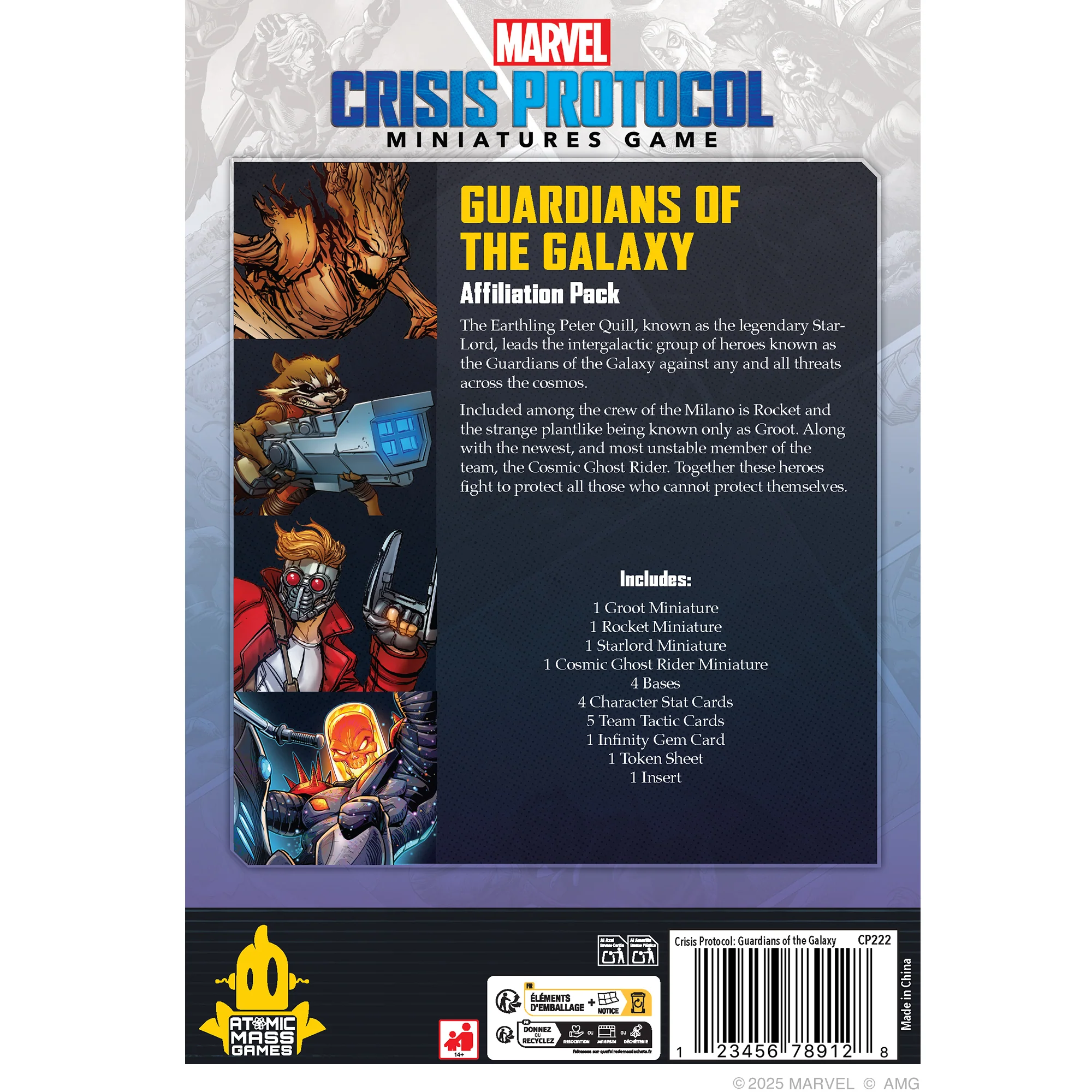 Marvel Crisis Protocol Guardians of the Galaxy Affiliation Pack [2]