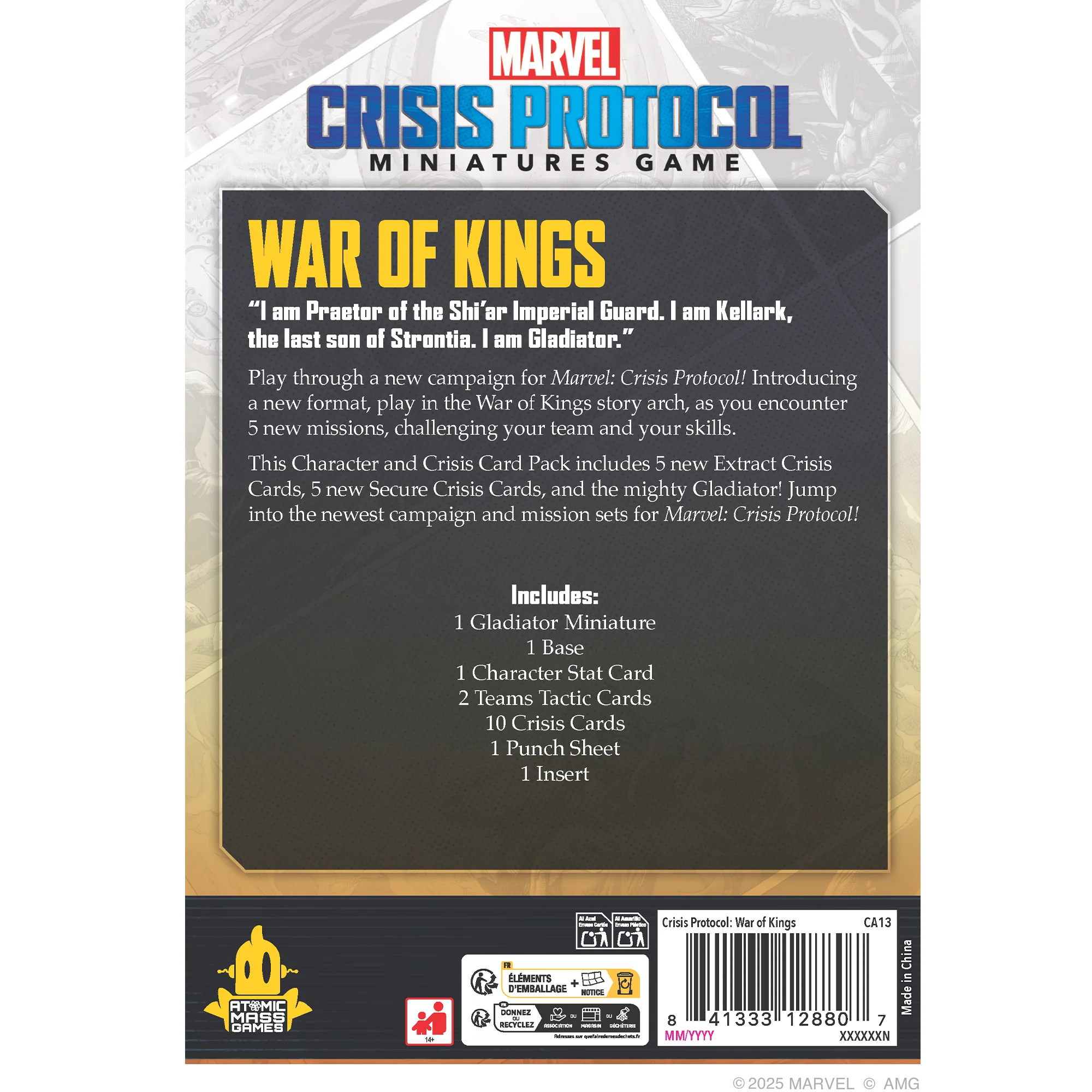 Marvel Crisis Protocol War of Kings Character and Crisis Card Pack [2]