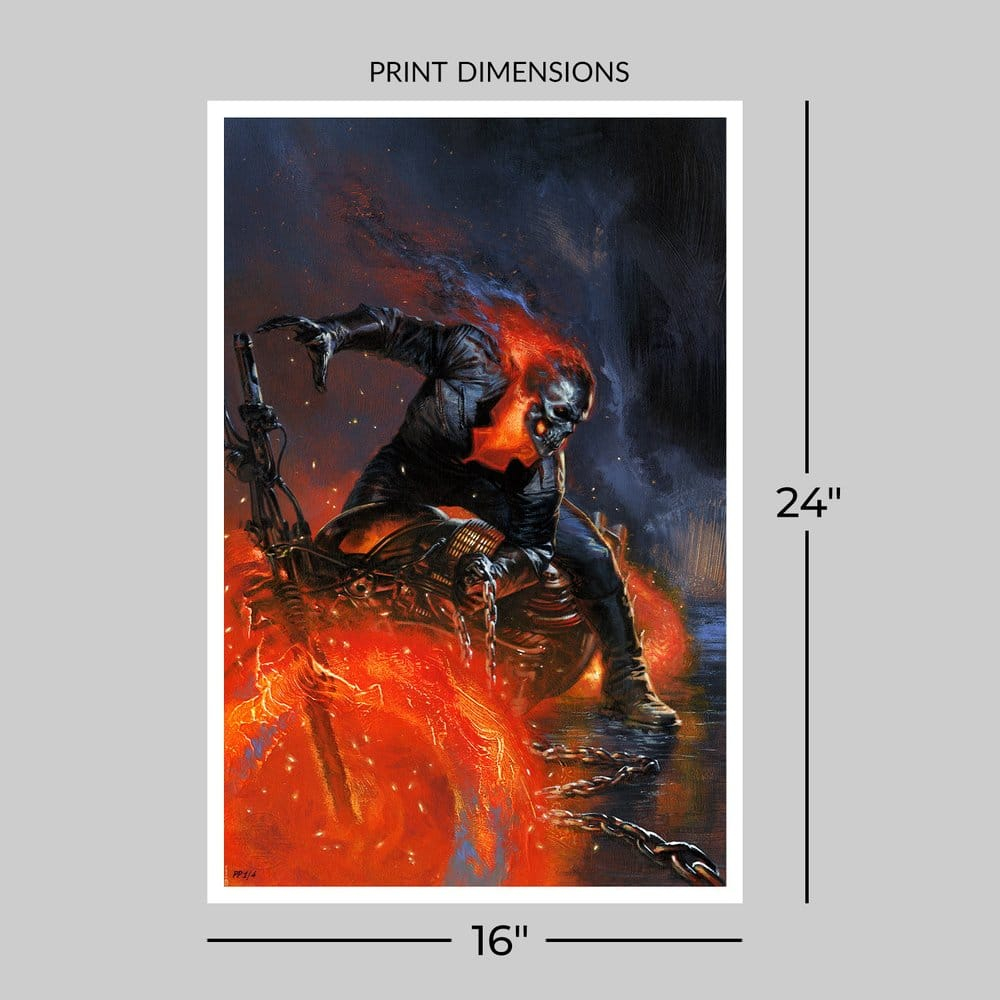 Marvel Fine Art Print Ghost Rider 41 x 61 cm - unframed [4]
