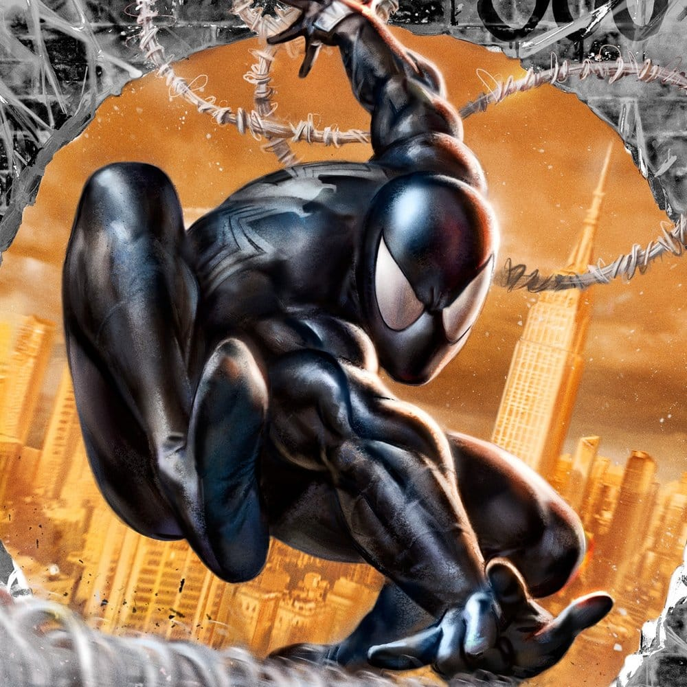 Marvel Fine Art Print The Amazing Spider-Man #300 Tribute (Black High-Gloss Variant) 41 x 61 cm - unframed [2]