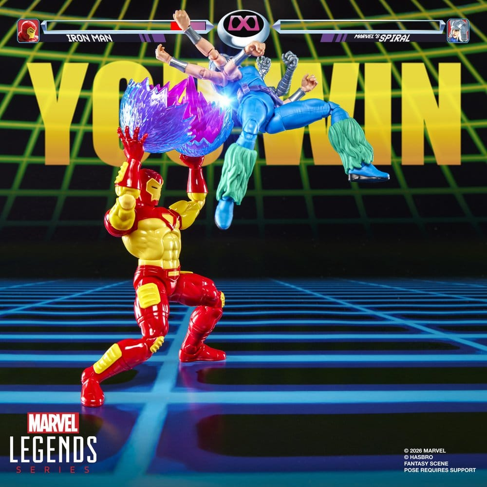 Marvel Games Marvel Legends Action Figure 2-Pack Iron Man & Marvel's Spiral 15 cm [18]