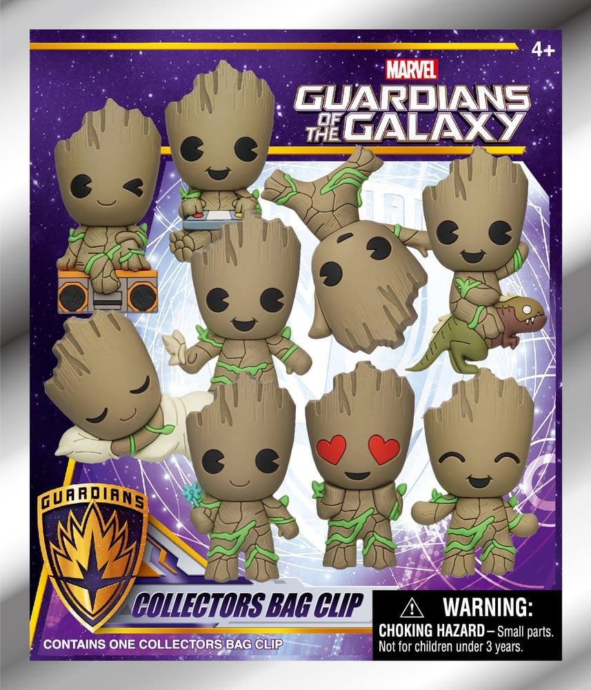Marvel Groot 3D PVC Bag Clips Series 1 Blind Bag Display (24) [2]