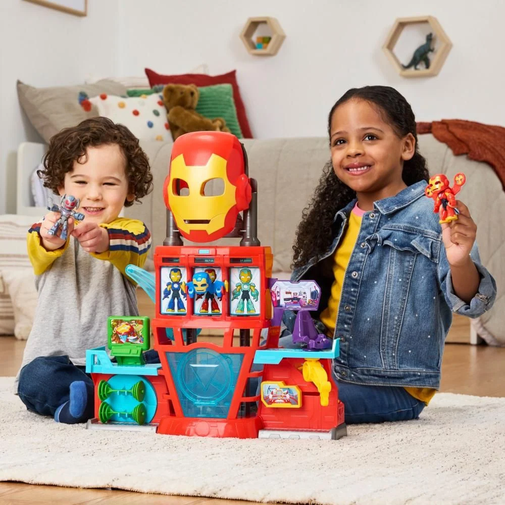 Marvel Iron Man Iron Quarters - Set de Joaca Interactiv [4]