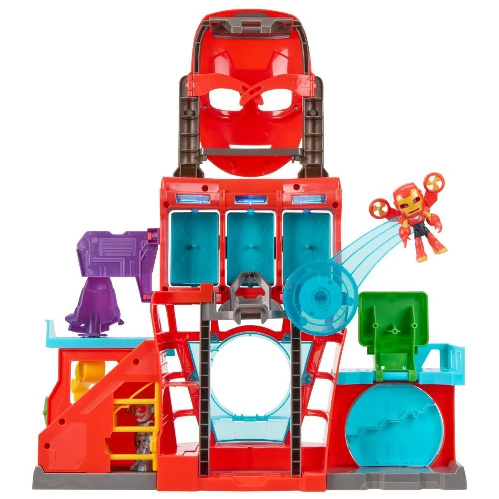 Marvel Iron Man Iron Quarters - Set de Joaca Interactiv [3]