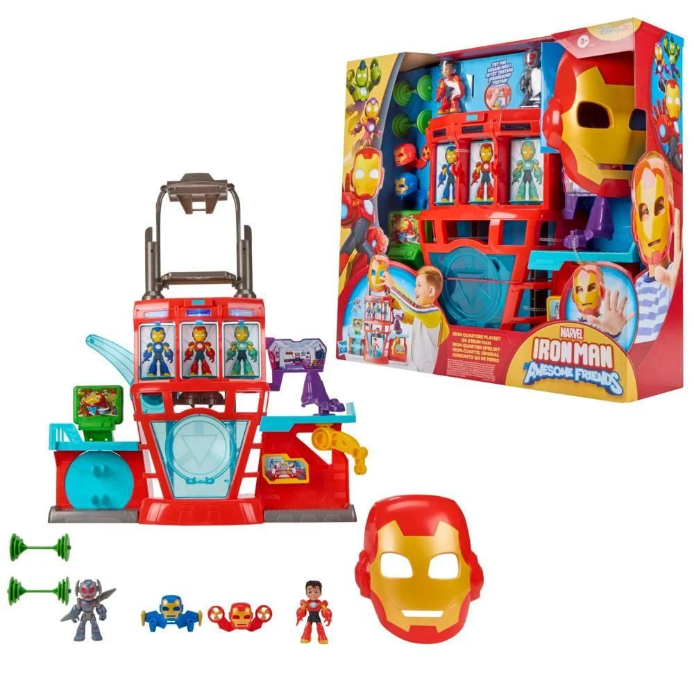 Marvel Iron Man Iron Quarters - Set de Joaca Interactiv [7]