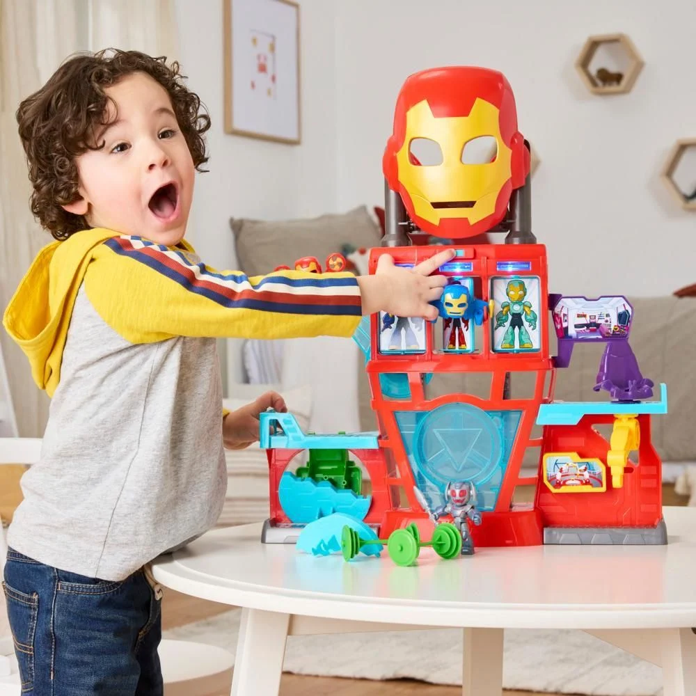 Marvel Iron Man Iron Quarters - Set de Joaca Interactiv [5]