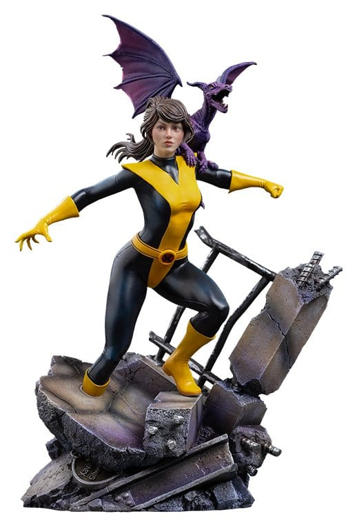 Marvel Kitty Pride & Lockheed X-Men Comics BDS Art Scale Statue 1/10 Kitty Pride & Lockheed 24 cm [4]