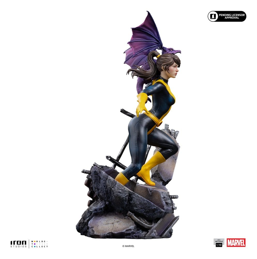 Marvel Kitty Pride & Lockheed X-Men Comics BDS Art Scale Statue 1/10 Kitty Pride & Lockheed 24 cm [3]