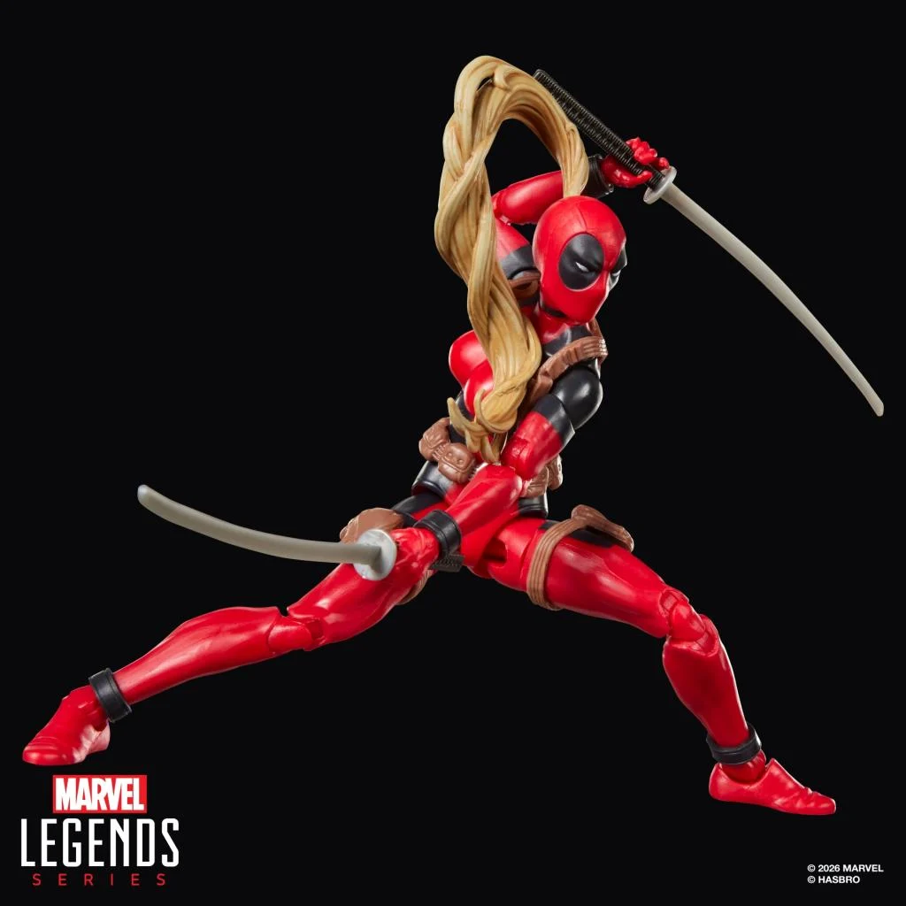 Marvel Legends Lady Deadpool 15 cm - Figurina Hasbro BAF Marvel's Box [2]