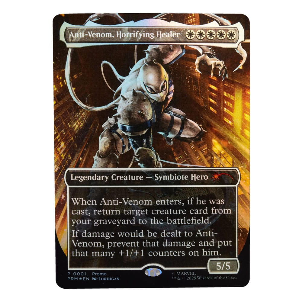 Marvel Legends Magic: The Gathering Action Figure Agent Anti-Venom (plus Exclusive Foil Card) 15 cm [10]