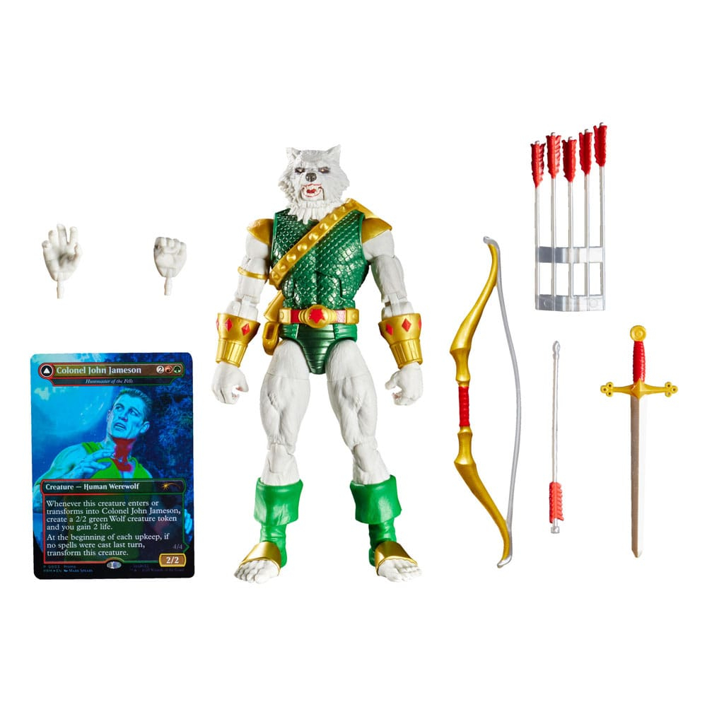 Marvel Legends Magic: The Gathering Action Figure Man-Wolf (plus Exclusive Foil Card) 15 cm [11]