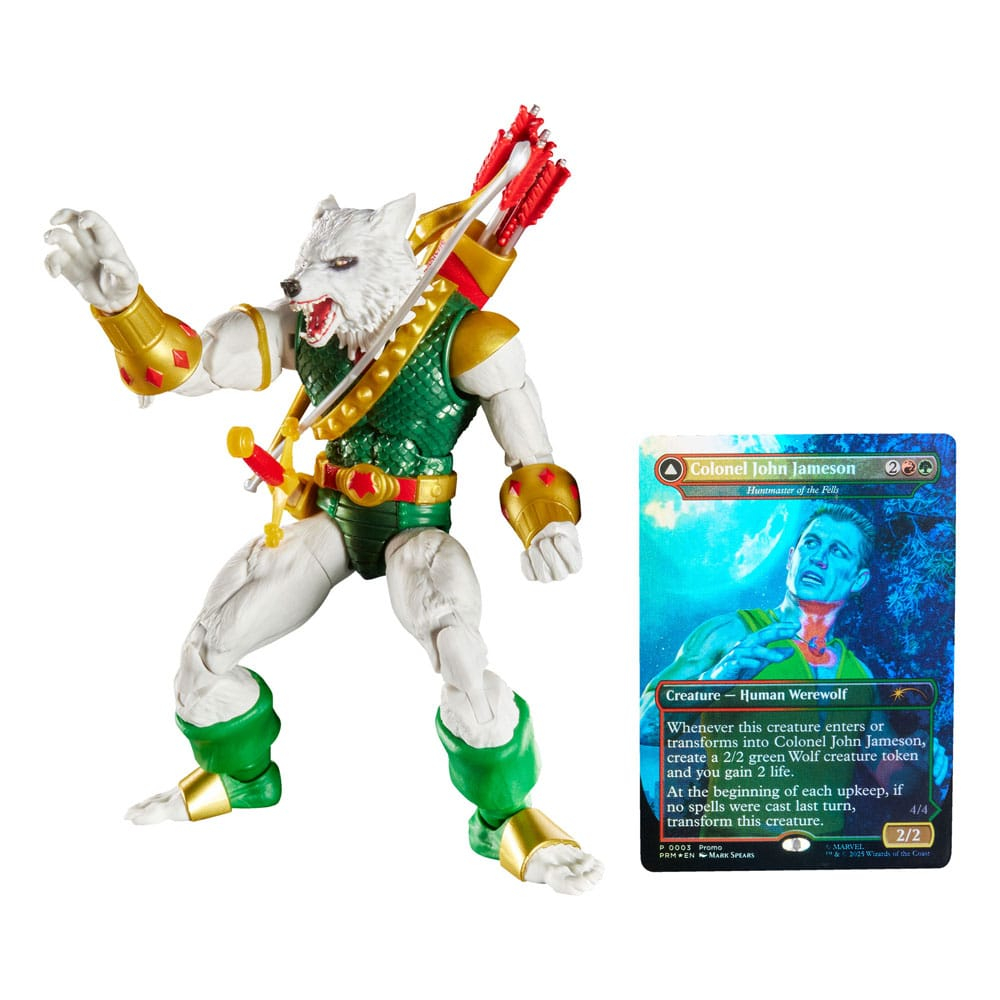 Marvel Legends Magic: The Gathering Action Figure Man-Wolf (plus Exclusive Foil Card) 15 cm [12]