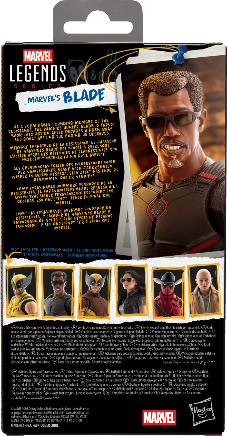 Marvel Legends Series Blade Deadpool & Wolverine 15cm [2]