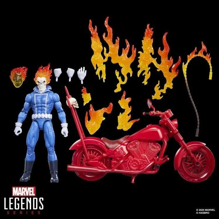 Marvel Legends Series Ghost Rider cu Motocicleta Action Figure 15 cm [2]